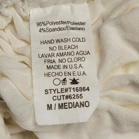 WHITE ruched stretchy spaghetti strap sexy top sizes S M - Picture 9 of 14